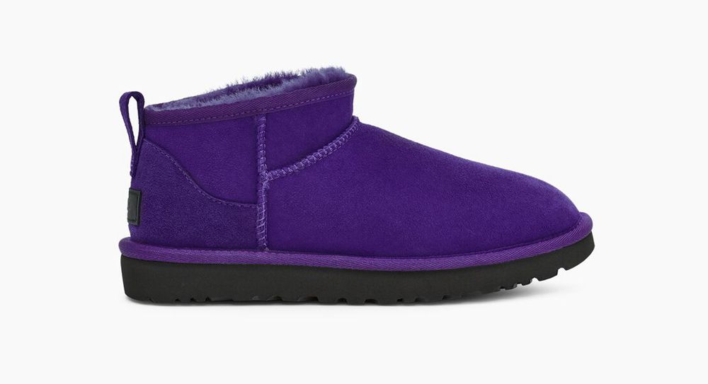 Ugg Mini Boot Womens - Ugg Classic Ultra Mini Purple - 731BZYNOI